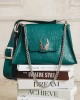 INDIVIDUAL WINGS SHOULDER BAG FOREST GREEN 