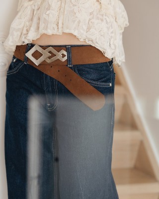 INDIVIDUAL SUZANNE SUEDE LEATHER BELT