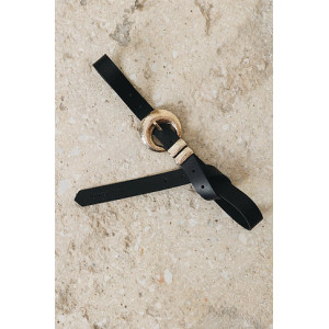 INDIVIDUAL DOUBLE VISION LEATHER BELT