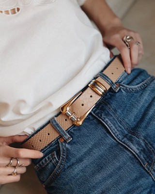 IM A BELIEVER LEATHER BELT INDIVIDUAL