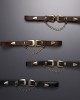 INDIVIDUAL THIS LITTLE GIRL LEATHER BELT