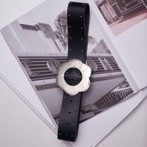 VIOLET LEATHER BELT INDIVIDUAL