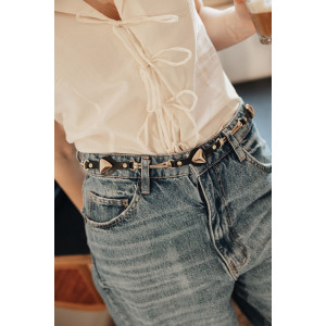 DOMINO DANCING LEATHER BELT INDIVIDUAL