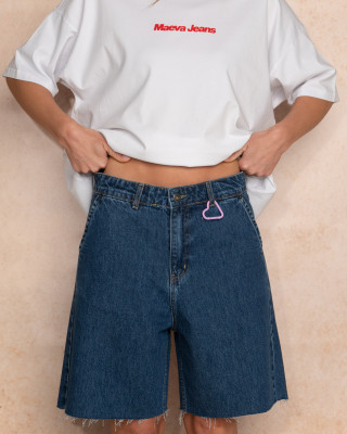 THE RAW EDGE DENIM BERMOUDAS MAEVA
