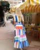 IGRID DRESS MULTI STRIPE SOBOHEMIAN IGRID DRESS MULTI STRIPE SOBOHEMIAN