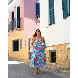 ALPHA DRESS TURQOISE SOBOHEMIAN
