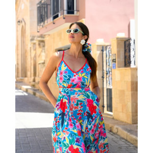ALPHA DRESS TURQOISE SOBOHEMIAN
