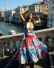 IGRID DRESS MULTI STRIPE SOBOHEMIAN IGRID DRESS MULTI STRIPE SOBOHEMIAN