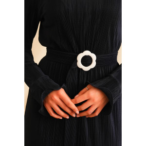 AMORE DARK BLUE DRESS TRIKOGIA
