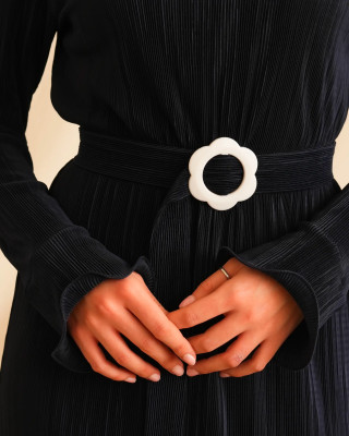 AMORE DARK BLUE DRESS TRIKOGIA