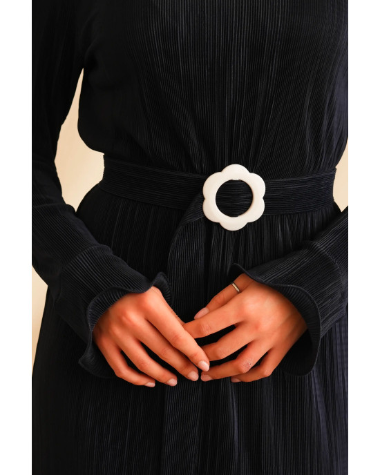 AMORE DARK BLUE DRESS TRIKOGIA