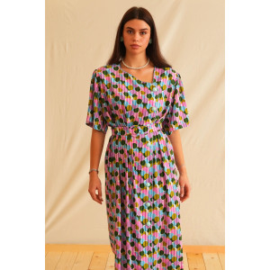 COLORFULL VINTAGE MAXI DRESS TRIKOGIA