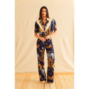 BLUE OCEAN OCEAN OVERSIZED SHIRT TRIKOGIA