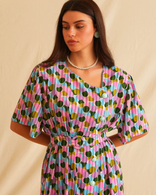 COLORFULL VINTAGE MAXI DRESS TRIKOGIA