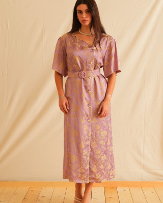 MELISSA JACQUARD MAXI DRESS TRIKOGIA