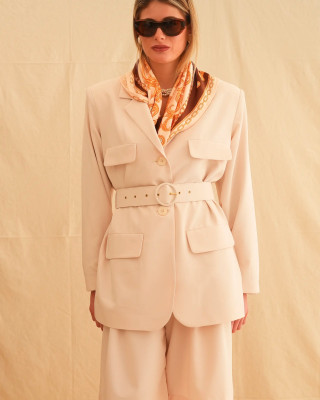 VANILLA SAFARI BLAZER TRIKOGIA
