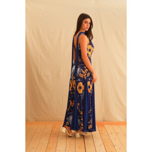 BLUE OCEAN MAXI DRESS TRIKOGIA