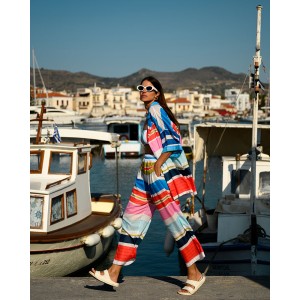 SOFIA TROUSERS MULTI STRIPES SOBOHEMIAN