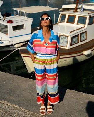 SOFIA TROUSERS MULTI STRIPES SOBOHEMIAN
