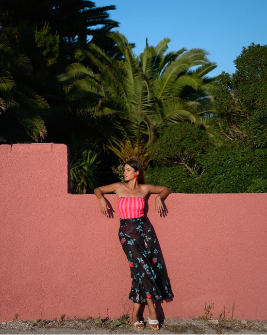 REBECCA WRAP MAXI SKIRT SOBOHEMIAN