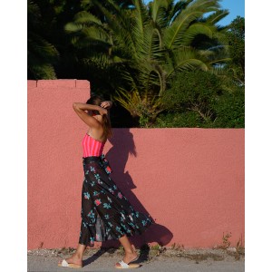 REBECCA WRAP MAXI SKIRT SOBOHEMIAN