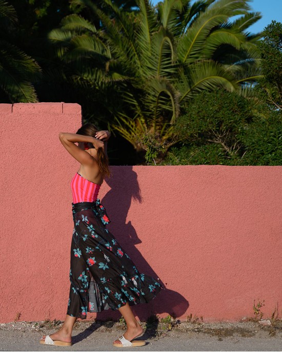 REBECCA WRAP MAXI SKIRT SOBOHEMIAN