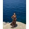 ALPHA DRESS BLACK PAINTINGS SOBOHEMIAN