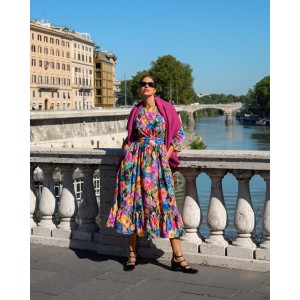 ELINA DRESS IKAT BLOSSOM SOBOHEMIAN