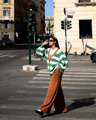 JAYS CARDIGAN GREEN WHITE SOBOHEMIAN JAYS CARDIGAN GREEN WHITE SOBOHEMIAN