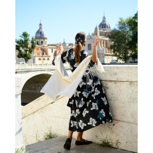 MAIRA DRESS WHITE BLOSSOM SOBOHEMIAN