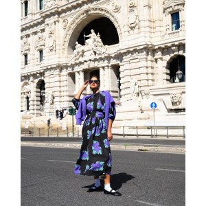 MAYA DRESS VIOLET BLOSSOM SOBOHEMIAN