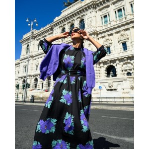 MAYA DRESS VIOLET BLOSSOM SOBOHEMIAN