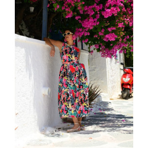 VETA DRESS BLACK SOBOHEMIAN