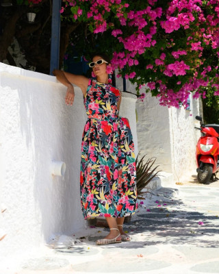 VETA DRESS BLACK SOBOHEMIAN