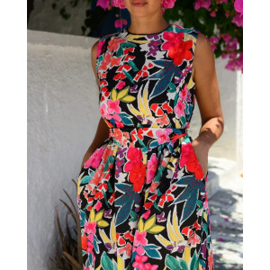 VETA DRESS BLACK SOBOHEMIAN