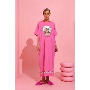 Karavan Maru Tee Seashell dress Pink