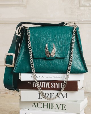 WINGS SHOULDER BAG FOREST GREEN INDIVIDUAL