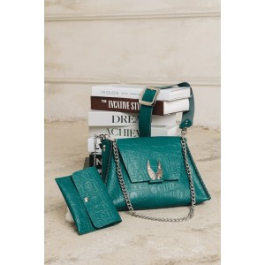 WINGS SHOULDER BAG FOREST GREEN INDIVIDUAL