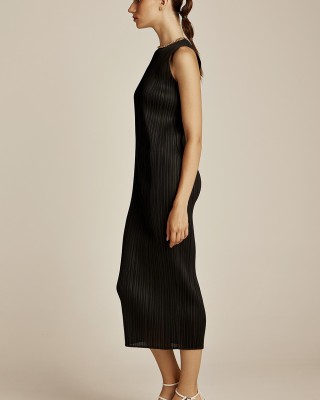 EFIMERON LINEAR CASCADE DRESS