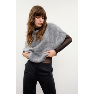EFIMERON SHORT SLEEVE KNIT SWEATER