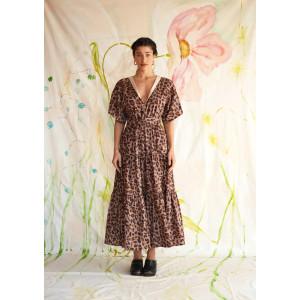 PARMA DRESS AMIMAL PRINT MADAMESHOUSHOU