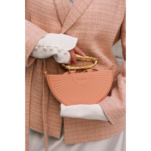 LA CHAINE DAPHNE PEACH BAG