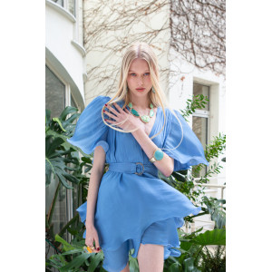 SARAH MINI AZURE BLUE NAZEZHDA