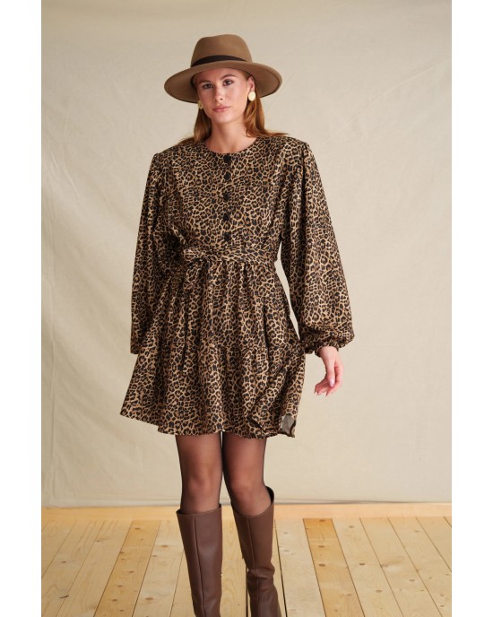Animal Futter Mini Dress