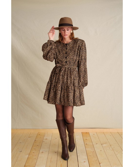 Animal Futter Mini Dress
