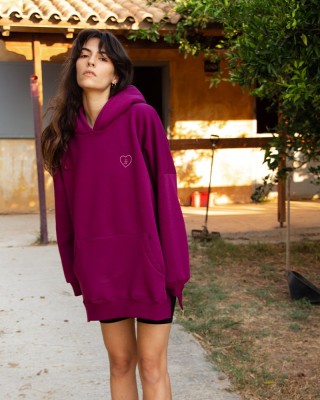 JANE HOODIE MAUVE CHERRY MUSE