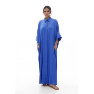 SILVIA OVERSIZED DRESS BLUE MAMUSH