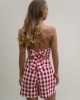 BACKLESS VICHY SHIRT TOP