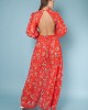 MALLORY TOSCANA RED DRESS 