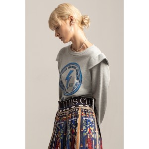 PEACE AND CHAOS ELECTRIC GLITTER JUMPER
